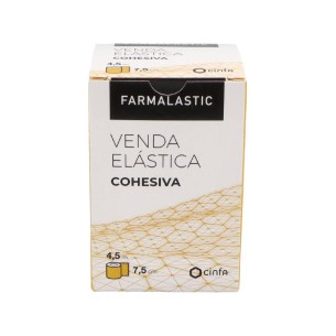 VENDA ELASTICA COHESIVA FARMALASTIC BEIGE 4,5 M X 7,5 CM