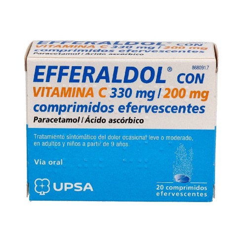 EFFERALDOL VIT. C 20 COMRIMIDOS EFERVES.