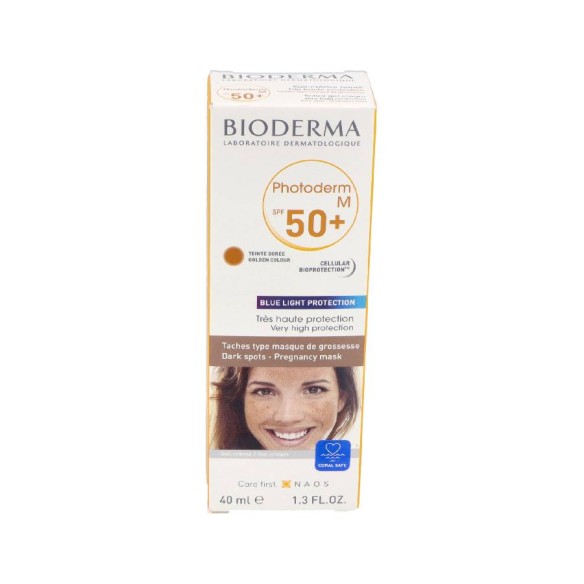 BIODERMA PHOTODERM M SPF 50 COLOR DORADO 40 ML