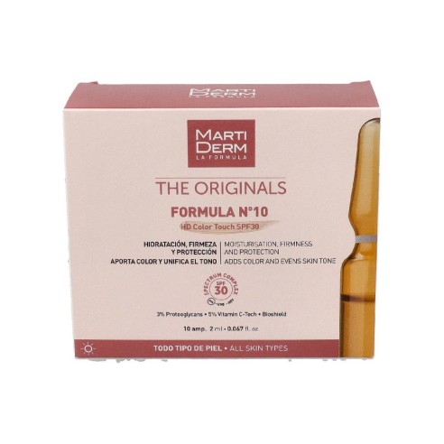 MARTIDERM FORMULA Nº 10 COLOR 10 AMPOLLAS