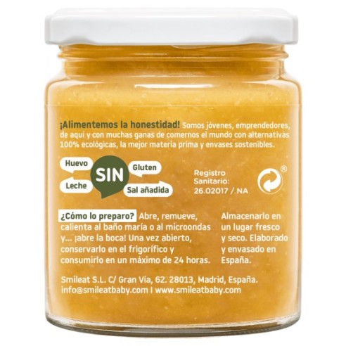 SMILEAT  1 TARRITO 230 G SABOR VERDURA CON QUINOA