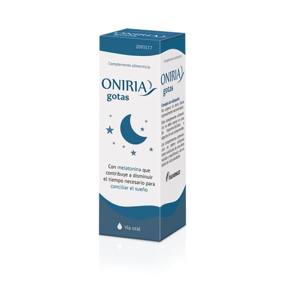 ONIRIA GOTAS  1 FRASCO 25 ML CON PIPETA CUENTAGOTAS