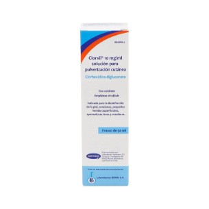 CLORXIL 10 MG/ML SOLUCION PARA PULVERIZACION CUTANEA 1 FRASC