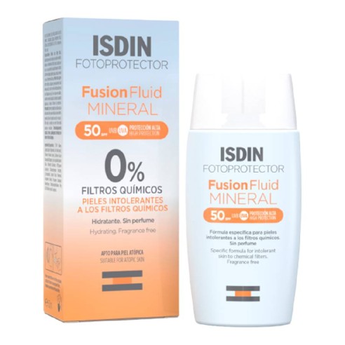 ISDIN FOTOPROTECTOR SPF-50 FUSION FLUID MINERAL...