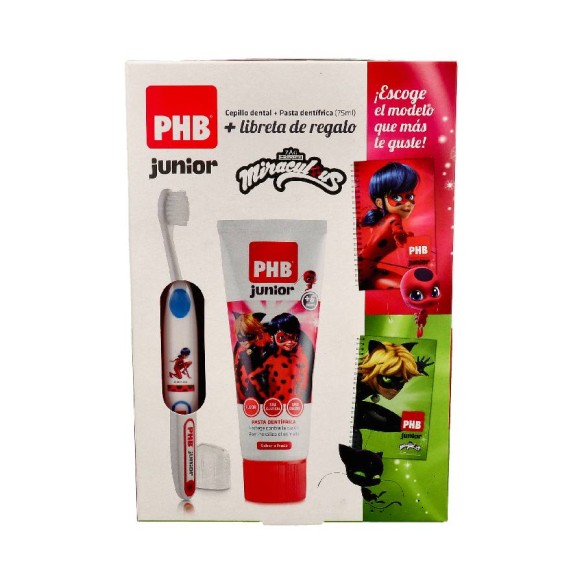 PACK PHB JUNIOR CEPILLO  PASTA SABOR TROPICAL  REGALO