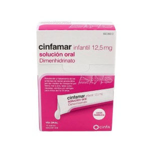 CINFAMAR INFANTIL 12.5 MG SOLUCION ORAL 12 UNIDOSIS 5 ML