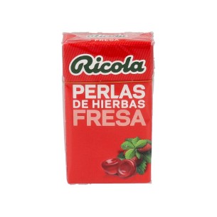 RICOLA PERLAS SIN AZUCAR  FRESA 25 G