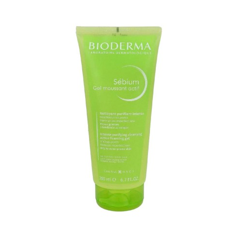 BIODERMA SEBIUM GEL MOUSSANT ACTIF  1 TUBO 200 ML