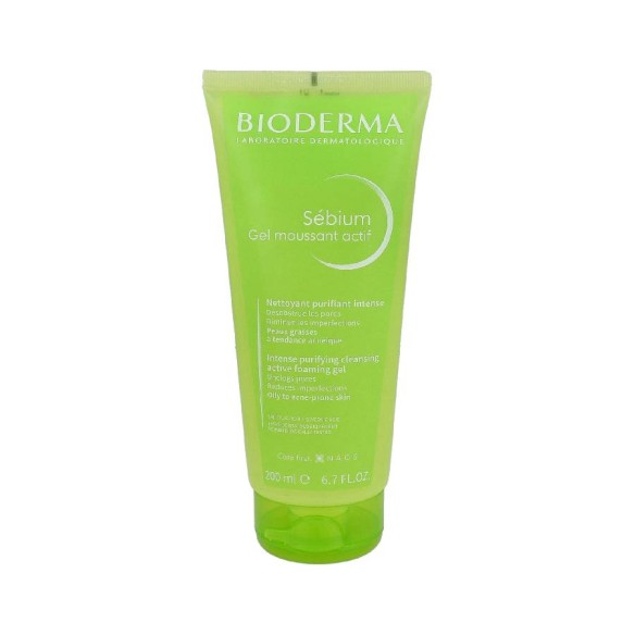BIODERMA SEBIUM GEL MOUSSANT ACTIF  1 TUBO 200 ML