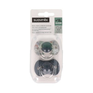 CHUPETE SILICONA FISIOLOGICO SUAVINEX 18 M 2 UNIDADES