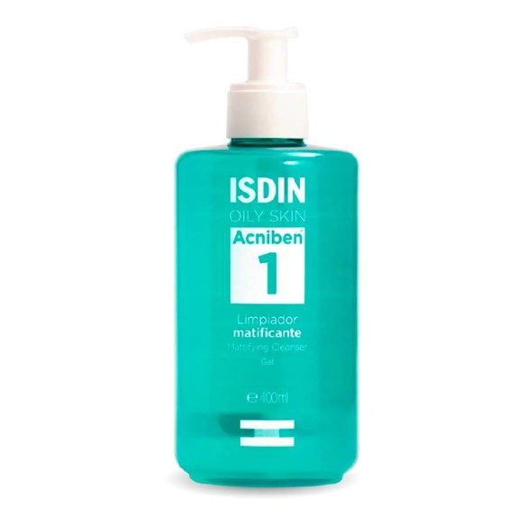ISDIN ACNIBEN LIMPIADOR MATIFICANTE GEL 200 ML 1 FRASCO