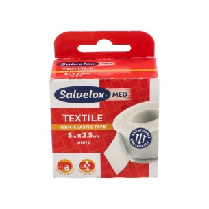 ESPARADRAPO SALVELOX TEXTIL BLANCO 5 X 2,5