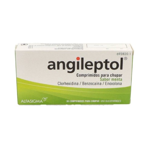ANGILEPTOL 30 GRAGEAS MENTA