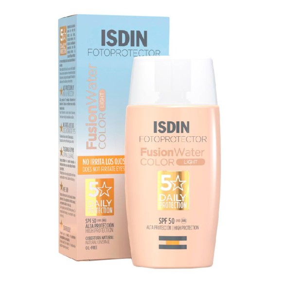 ISDIN FOTOPROTECTOR SPF 50 FUSION WATER COLOR CLARO 50 ML