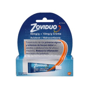 ZOVIDUO 50/10 MG/G CREMA TUBO 2 G