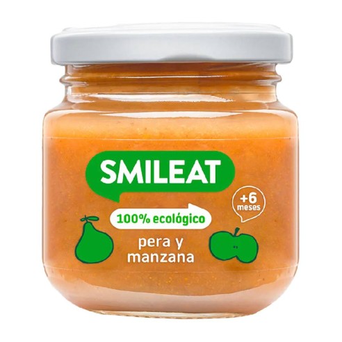 SMILEAT  1 TARRITO 130 G SABOR PERA Y MANZANA