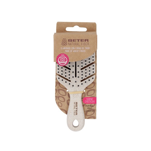 CEPILLO DE PELO BETER DETANGLING BRUSH NATURAL MINI 1 UNIDAD