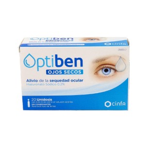 OPTIBEN GOTAS SEQUEDAD OCULAR 20 AMP