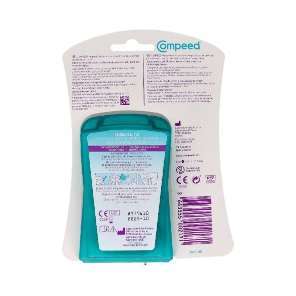 COMPEED PARCHE ANTI-HERPES HIDROCOLOIDE 15 PA