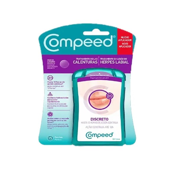COMPEED PARCHE ANTI-HERPES HIDROCOLOIDE 15 PA