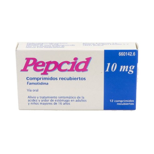 PEPCID 10 MG. 12 COMPRIMIDOS