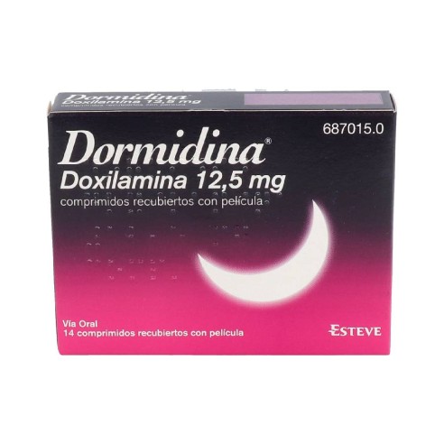 DORMIDINA 12.5 MG 14 COMPRIMIDOS RECUBIERTOS