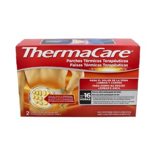 THERMACARE PARCHE TERMICO ZONA LUMBAR CADERA  2 PARCHES