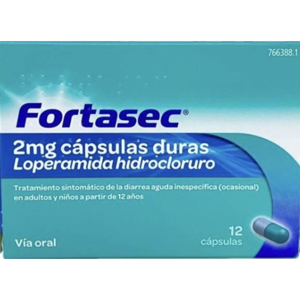 FORTASEC 2 MG 12 CAPSULAS