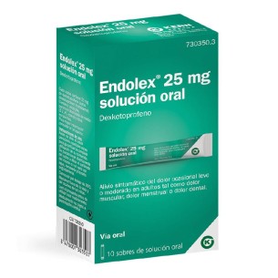 ENDOLEX 25 MG 10 SOBRES SOLUCION ORAL 10 ML