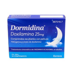 DORMIDINA 25 MG 14 COMPRIMIDOS
