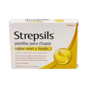 STREPSILS MIEL Y LIMON 24 COMPR