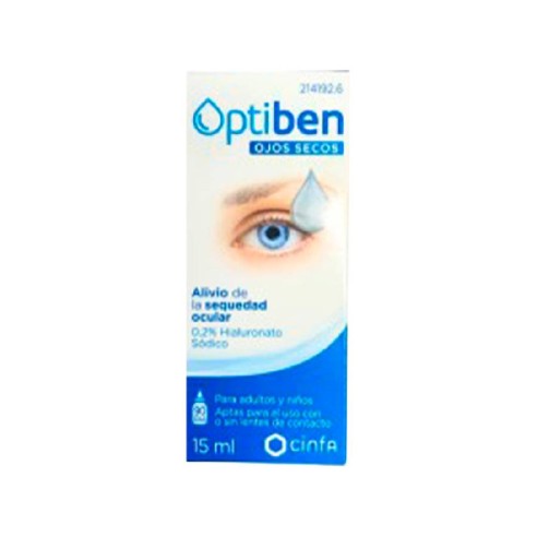 OPTIBEN OJOS SECOS GOTAS  1 FRASCO 15 ML