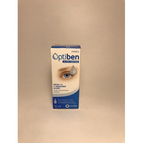 OPTIBEN OJOS SECOS GOTAS  1 FRASCO 15 ML