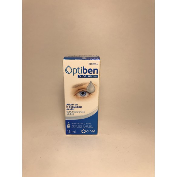 OPTIBEN OJOS SECOS GOTAS  1 FRASCO 15 ML