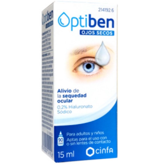 OPTIBEN OJOS SECOS GOTAS  1 FRASCO 15 ML
