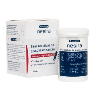 NESIRA TIRAS REACTIVAS GLUCEMIA 25 TIRAS