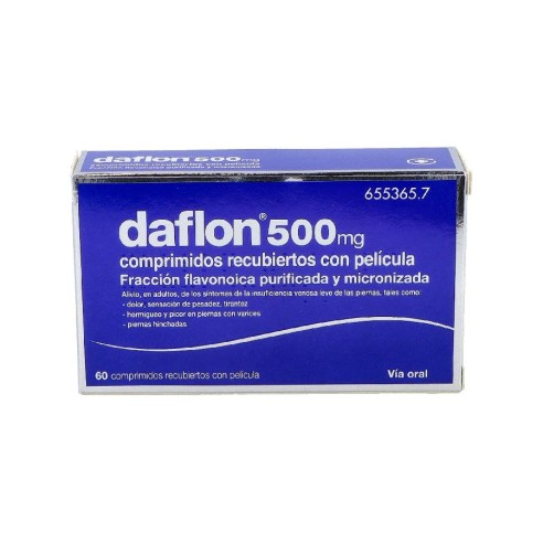 DAFLON 500 MG 60 COMPRIMIDOS
