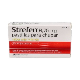 STREFEN 8,75 MG 16 PASTILLAS PARA CHUPAR