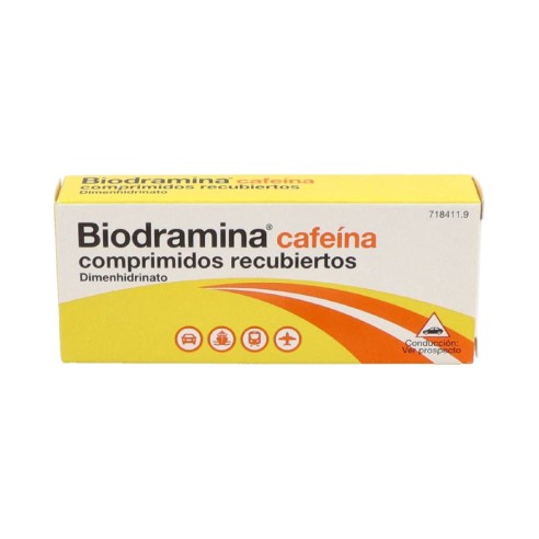 BIODRAMINA CAFEINA 4 GRAGEAS