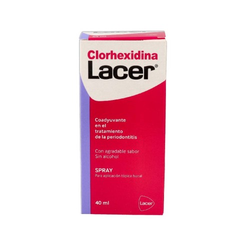 CLORHEXIDINA LACER 40 ML SPRAY SIN ALCOHOL