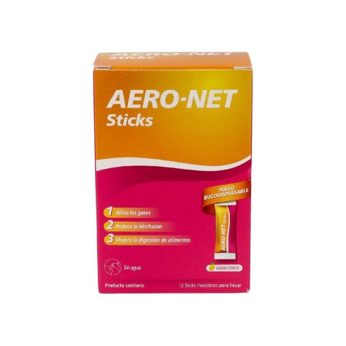 AERO-NET  12 STICKS 2 G SABOR CITRICO