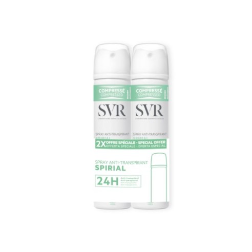 SVR SPIRIAL DUPLO SPRAY ANTI-TRANSPIRANTE 2X75 ML