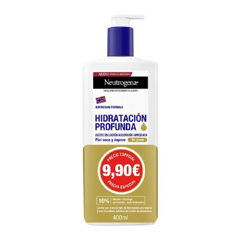 NEUTROGENA HIDRATACION PROFUNDA ACEITE EN LOCION  1 ENVASE 4