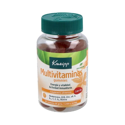 KNEIPP MULTIVITAMINAS  60 GUMMIES SABOR LIMON Y NARANJA