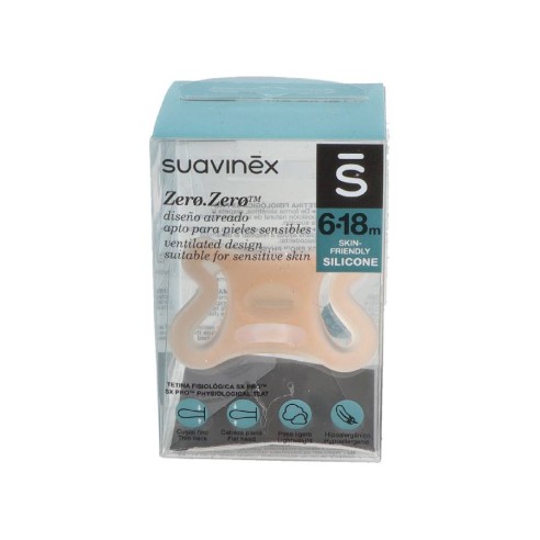 CHUPETE SILICONA FISIOLOGICO SUAVINEX SX PRO ZERO-ZERO 6-18M