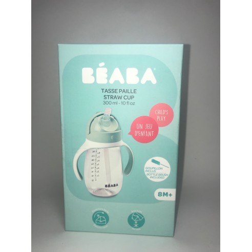 BÉABA TAZA CON PAJITA 300 ML VERDE SALVIA