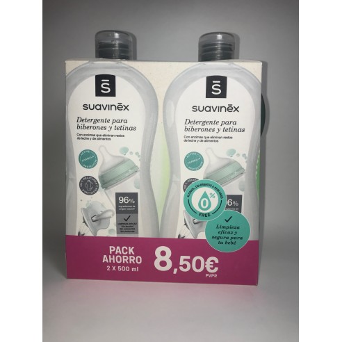 SUAVINEX DETERGENTE ESPECIFICO BIBERONES TETINAS GEL LIMPIAB