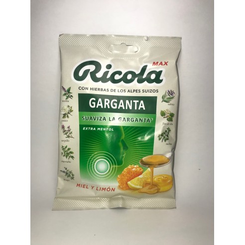 RICOLA MAX GARGANTA MIEL Y LIMON 68 G