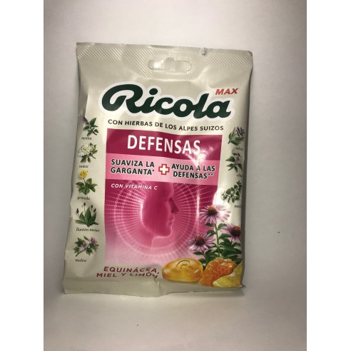 RICOLA MAX DEFENSAS EQUINACEA MIEL Y LIMON 70 G