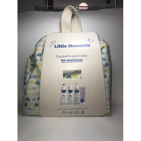 MUSTELA MOCHILA LITTLE MOMENTS ARCOIRIS